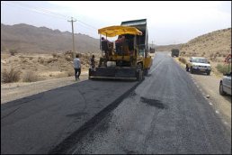 بهسازی جاده میناب - توکهور هشتبندی