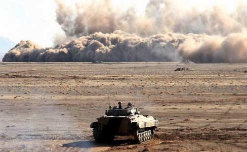 آغاز رزمایش پیامبر اعظم (ص) 11نیروی زمینی سپاه در کویر مرکزی ایران