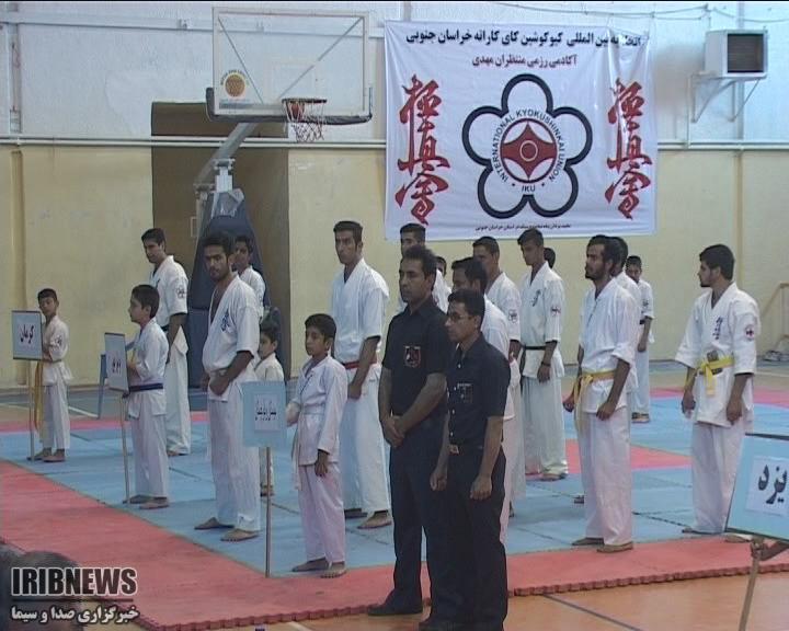 خراسان جنوبی قهرمان کیوکوشین کاراته شرق کشور