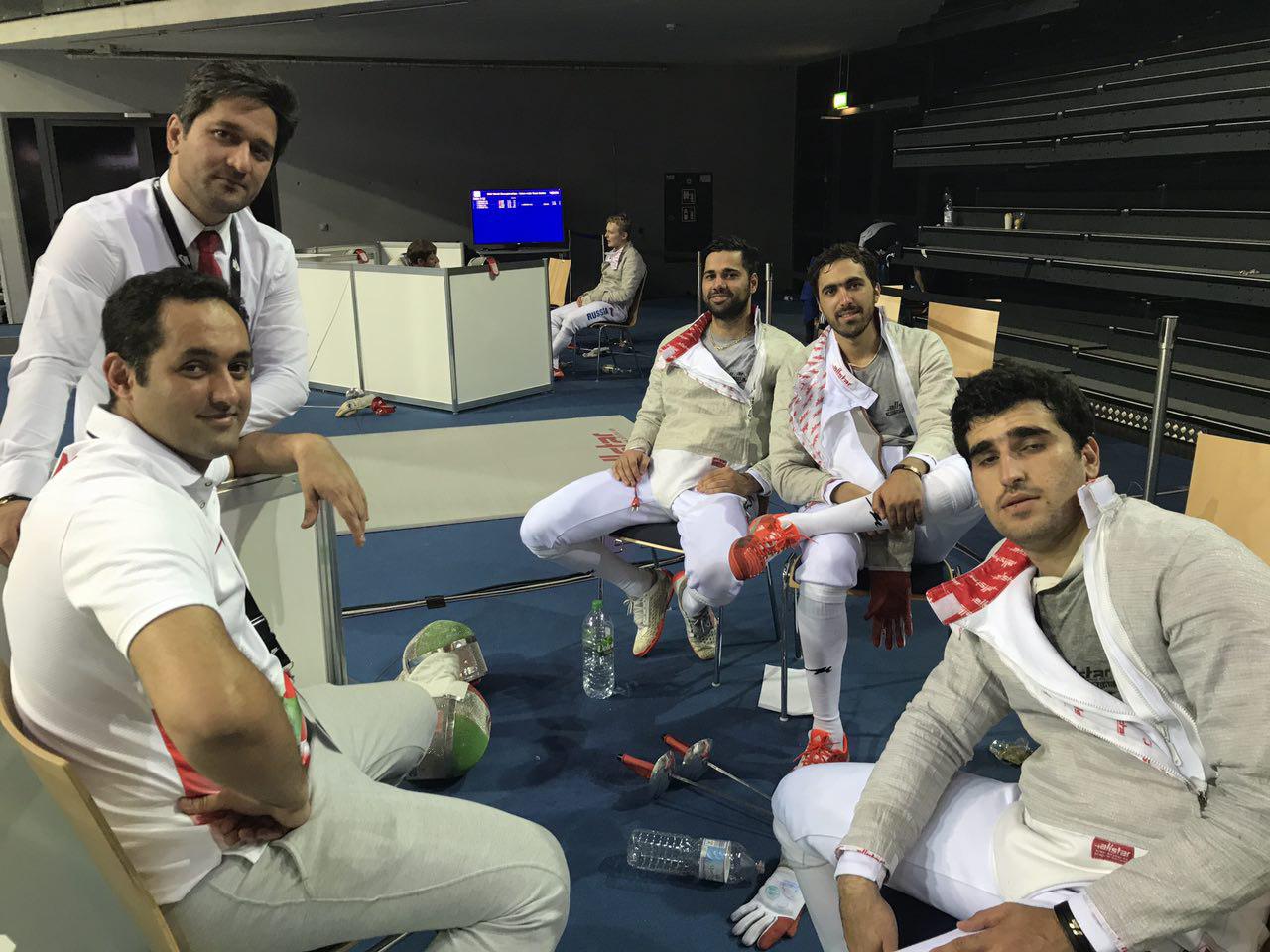 سابریست های ایران پنجم جهان شدند سابریست های ایران پنجم جهان شدند