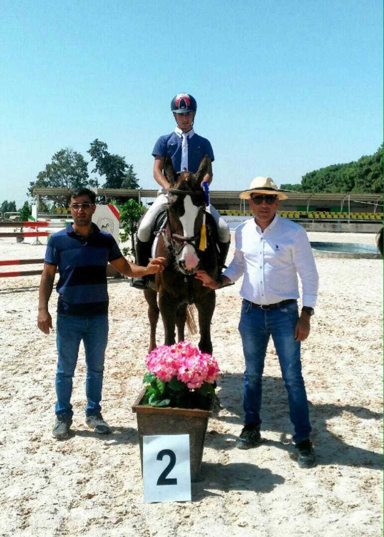 سوارکار فارسی نائب قهرمان مسابقات پرش با اسب