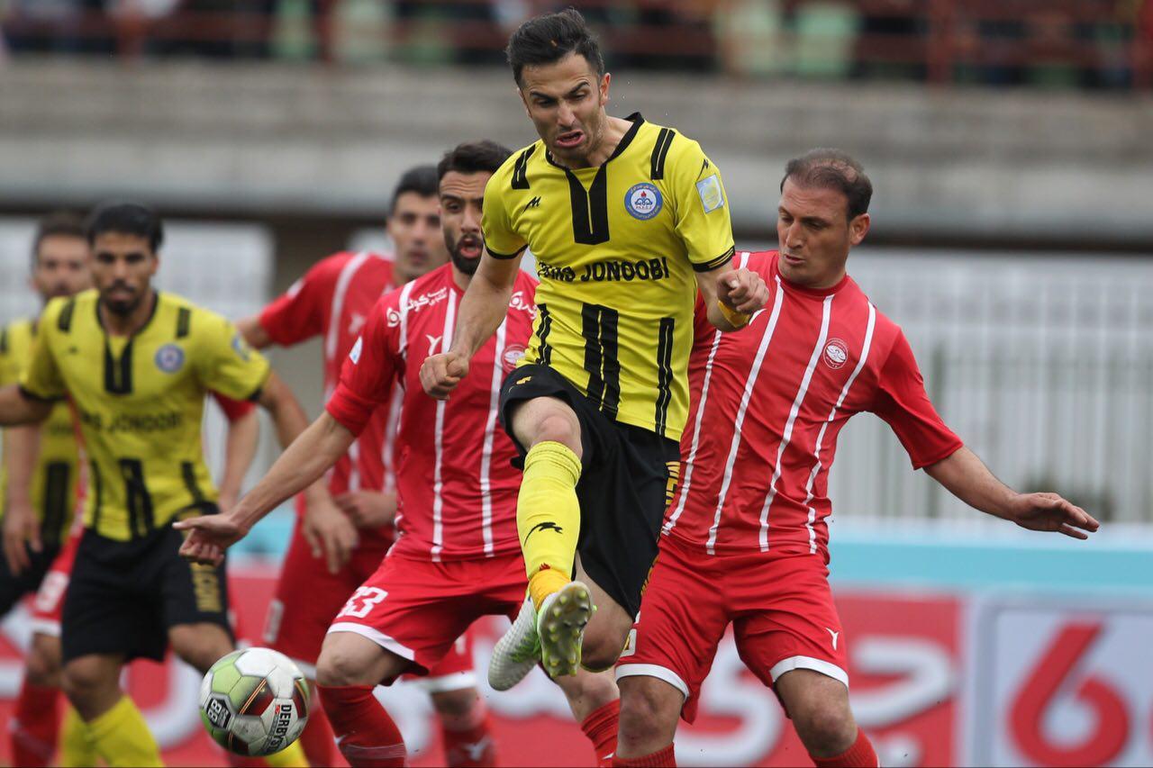 توقف پارس جنوبی جم مقابل حریف رشتی