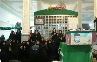 تشییع پیکر شهید حماسه ساز کربلای 6 در مازندران