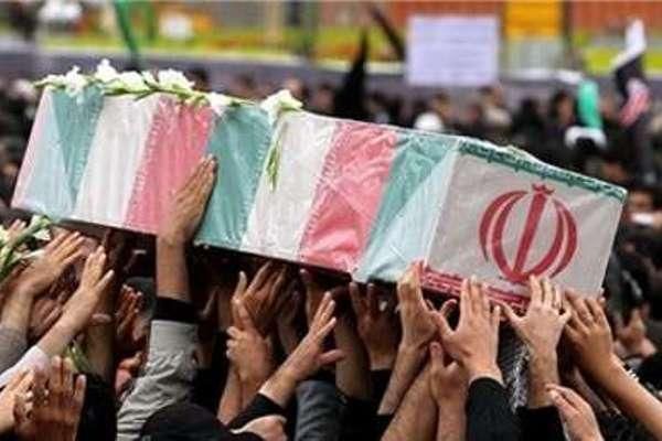 تشییع پیکر مطهر 9 شهید دوران دفاع مقدس در اهواز