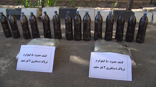 کشف 50 کیلو تریاک در میانه