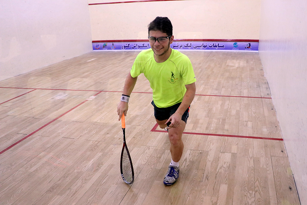 حضور اسکواش باز کیش در اردوی تیم ملی اسکواش حضور اسکواش باز کیش در اردوی تیم ملی اسکواش