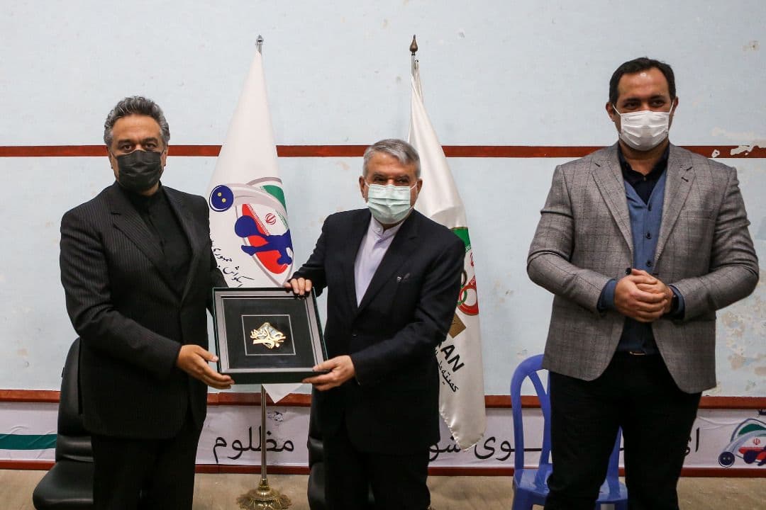 بازدید صالحی امیری از اردوی تیم ملی اسکواش جوانان