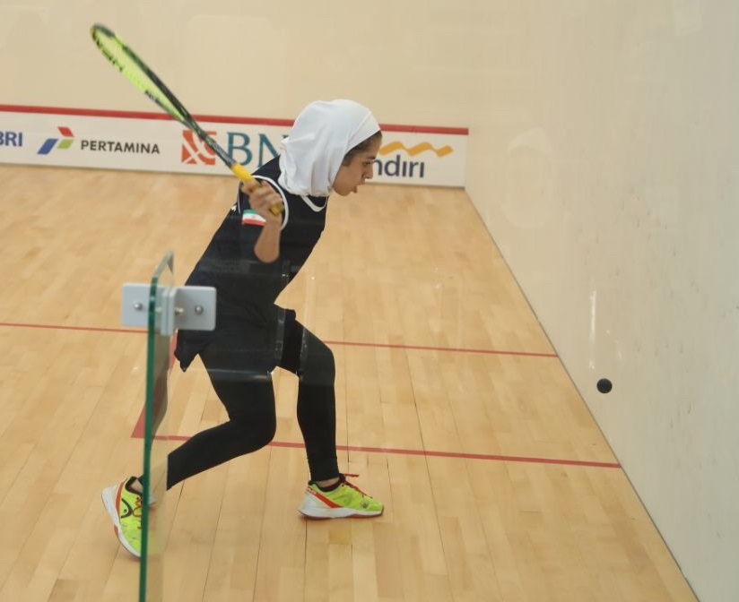 نامی نو روی سکوی سومی اسکواش بانوان نامی نو روی سکوی سومی اسکواش بانوان