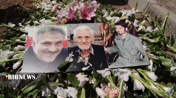 تشییع پیکر پدر شهیدان بیات در زنجان تشییع پیکر پدر شهیدان بیات در زنجان