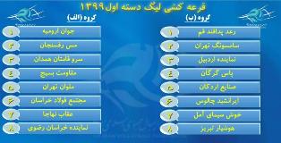 قرعه کشی لیگ دسته یک والیبال با حضور دو تیم از مازندران