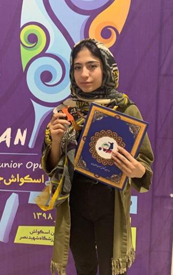 صعود اسکواش باز فارس به دور دوم مسابقات مجازی دختران ایران صعود اسکواش باز فارس به دور دوم مسابقات مجازی دختران ایران