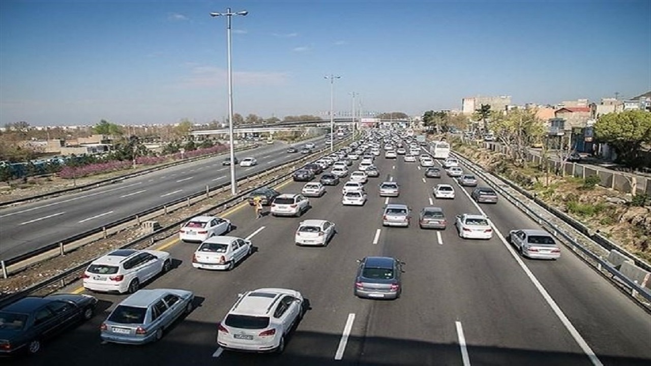 ترافیک پرحجم در خروجی‌های مشهد