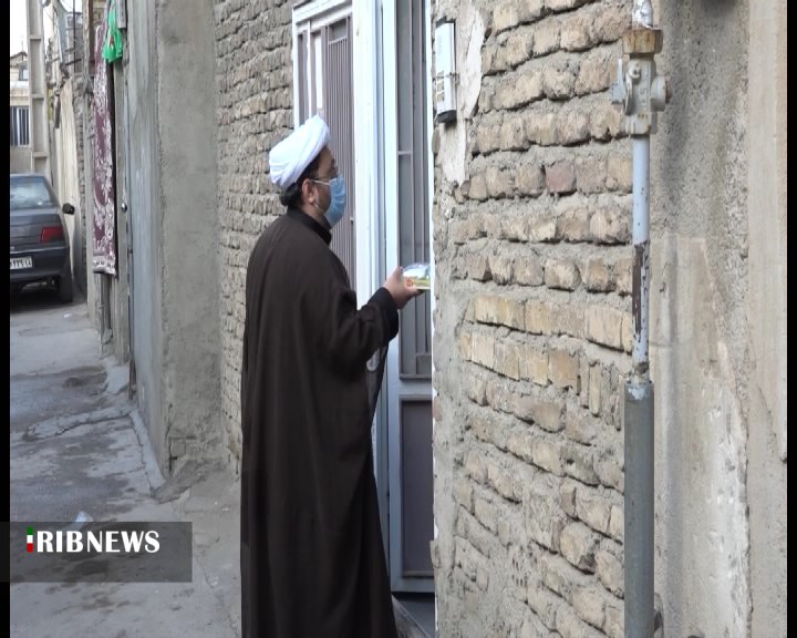 کمک مومنانه بسیج طلاب در همدان