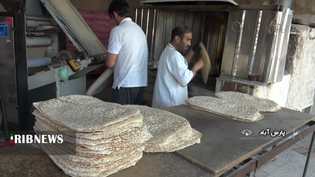 کمبود نان لواش در پارس آباد 