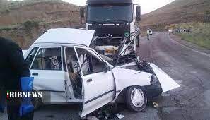 ۳ کشته و مصدوم در برخورد تریلی با پراید