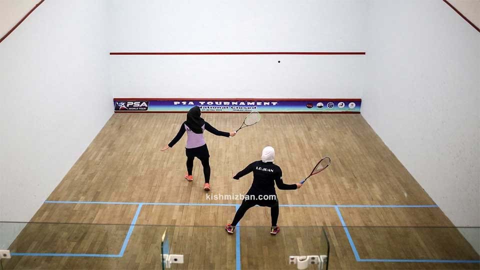 آغاز تمرینات بانوان اسکواشباز آغاز تمرینات بانوان اسکواشباز