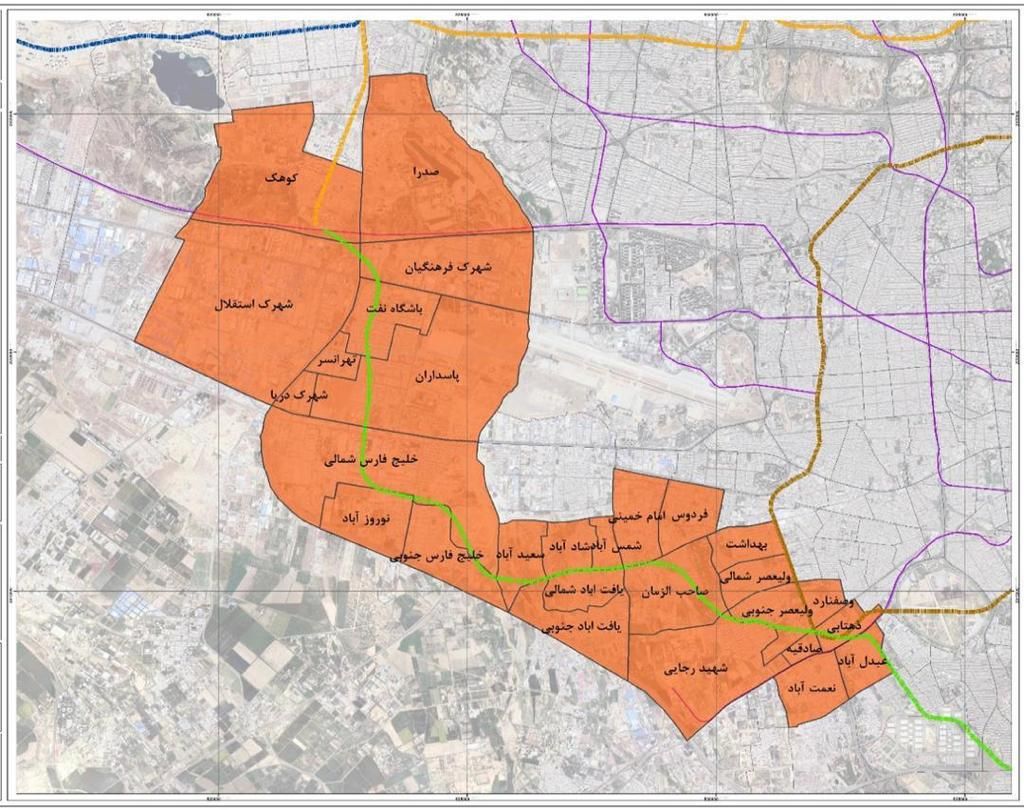 عبور خط ۱۱ مترو از ۶ منطقه و تبادل مسافر با ۷ خط دیگر عبور خط ۱۱ مترو از ۶ منطقه و تبادل مسافر با ۷ خط دیگر