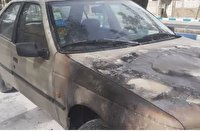 اقدام به موقع سرباز وظیفه در خاموش کردن آتش خودرو
