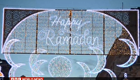 روشن شدن ۳۰ هزار چراغ به مناسبت ماه رمضان در لندن