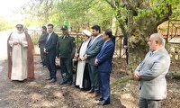 رزمایش خانوادگی تذکر لسانی در زمینه عفاف و حجاب در جنگل النگدره گرگان