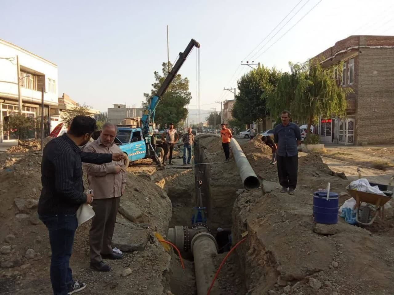 پیشرفت ۹۵ درصدی طرح آبرسانی به روستای هفتوان سلماس