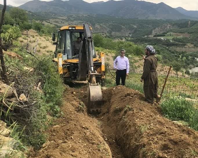 اصلاح   بیش از ۲ هزار متر شبکه و خط انتقال آب روستا‌های شهرستان میرآباد