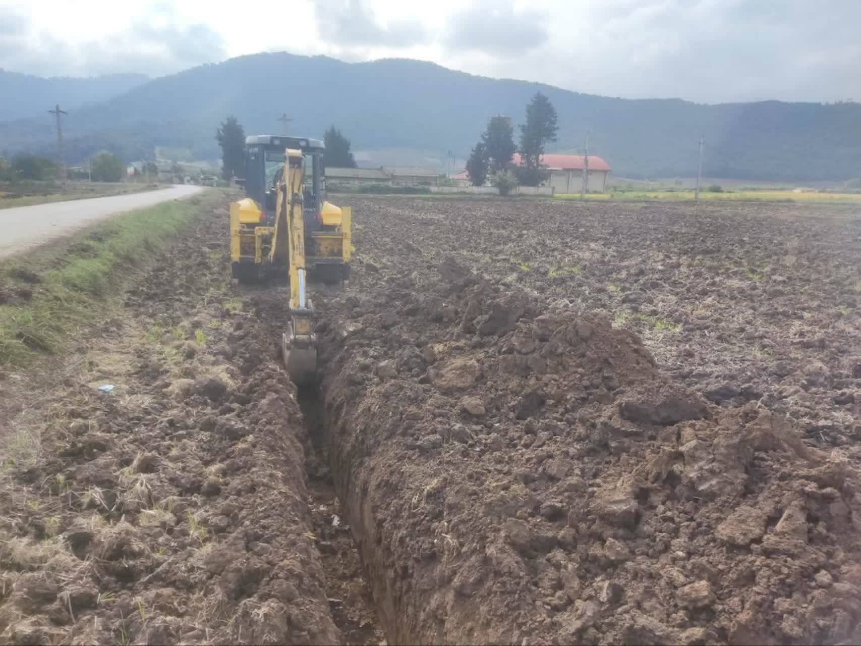 پایان عملیات اجرایی خط انتقال آب در روستای دریای رامیان