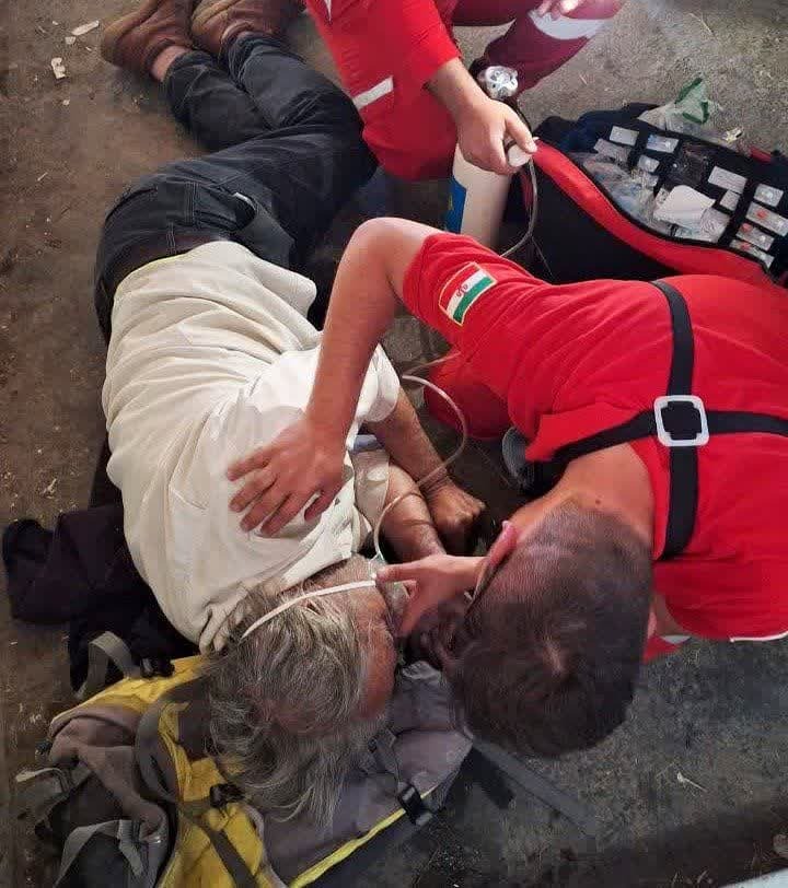 زنده ماندن کوهنورد پس از ایست قلبی