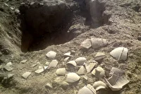 انهدام باند حفار غیر مجاز در یکی از محوطه‌های تاریخی شوش