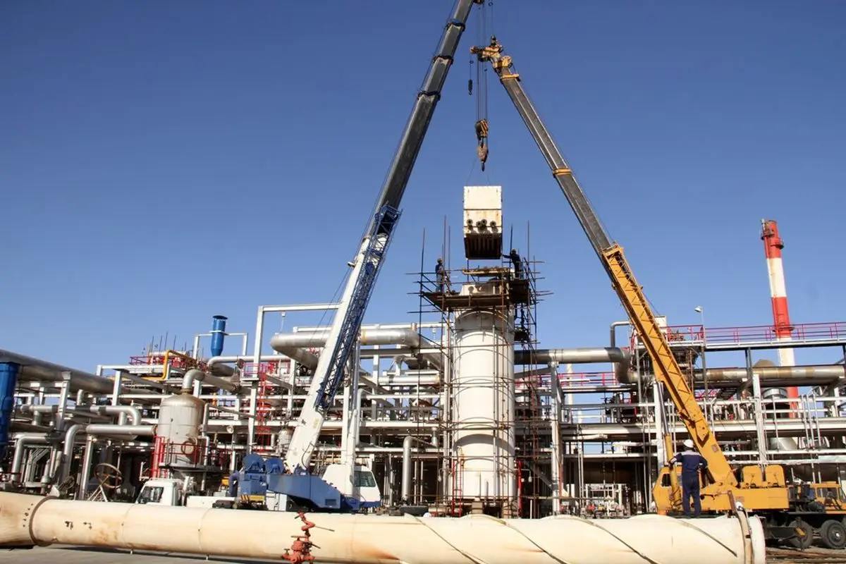 افزایش دریافت و تولید گاز در پالایشگاه شهید هاشمی‌نژاد