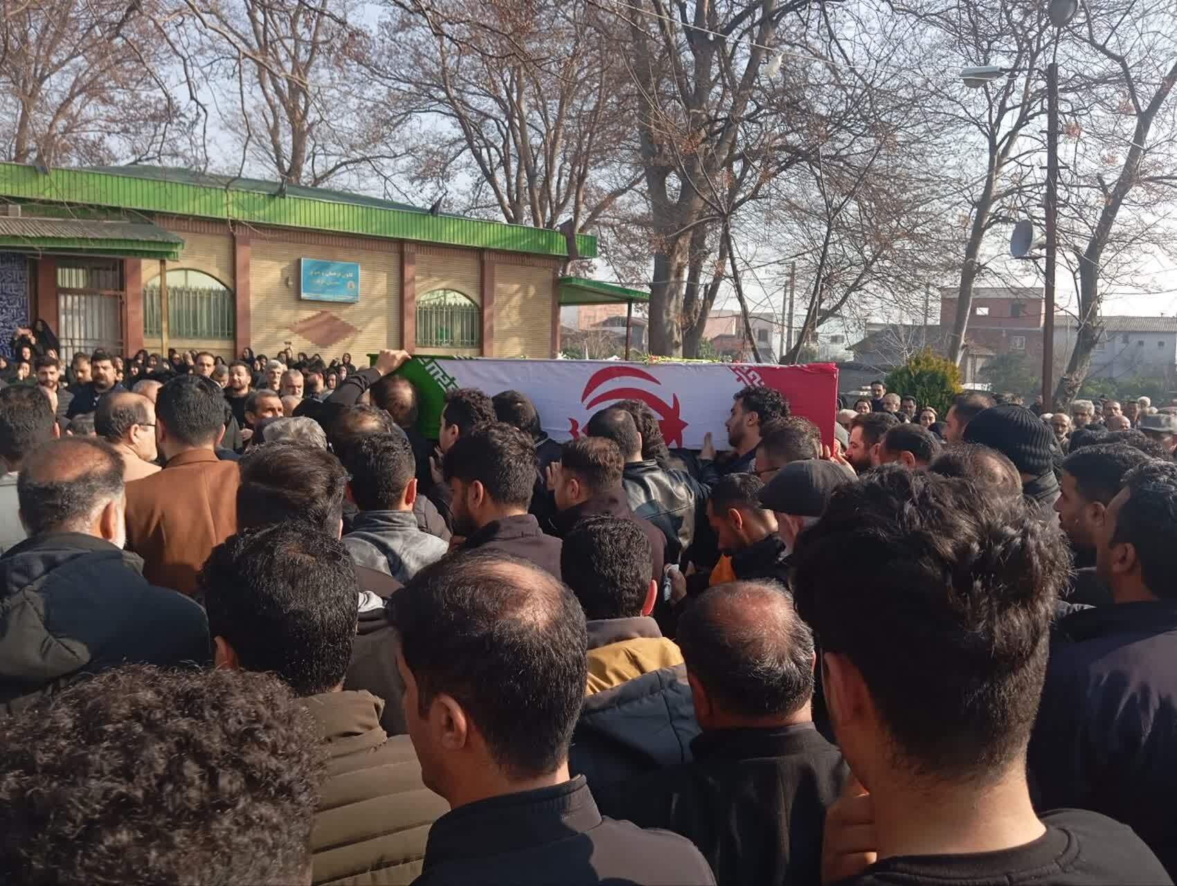 شهادت جانباز شهید اصغرنژاد در حمله تروریستی در بخش دشت سرآمل