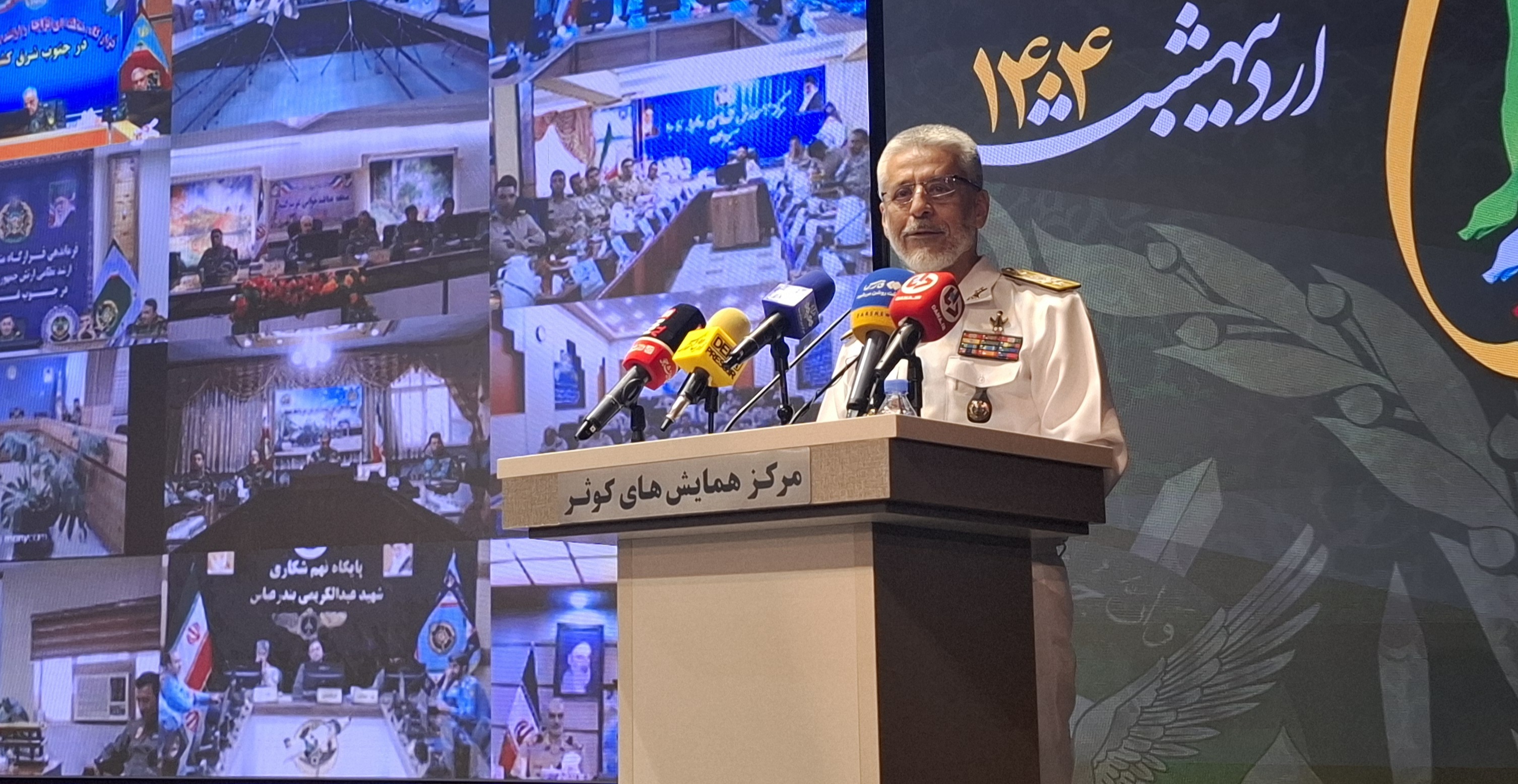 فعلا منتشر نشه - دریادار سیاری: هدف هر حکومتی تامین امنیت و رفاه مردم است