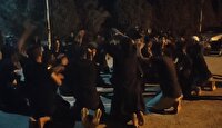 عزاداری اهالی روستای میانکاله رامیان در شب تاسوعای حسینی