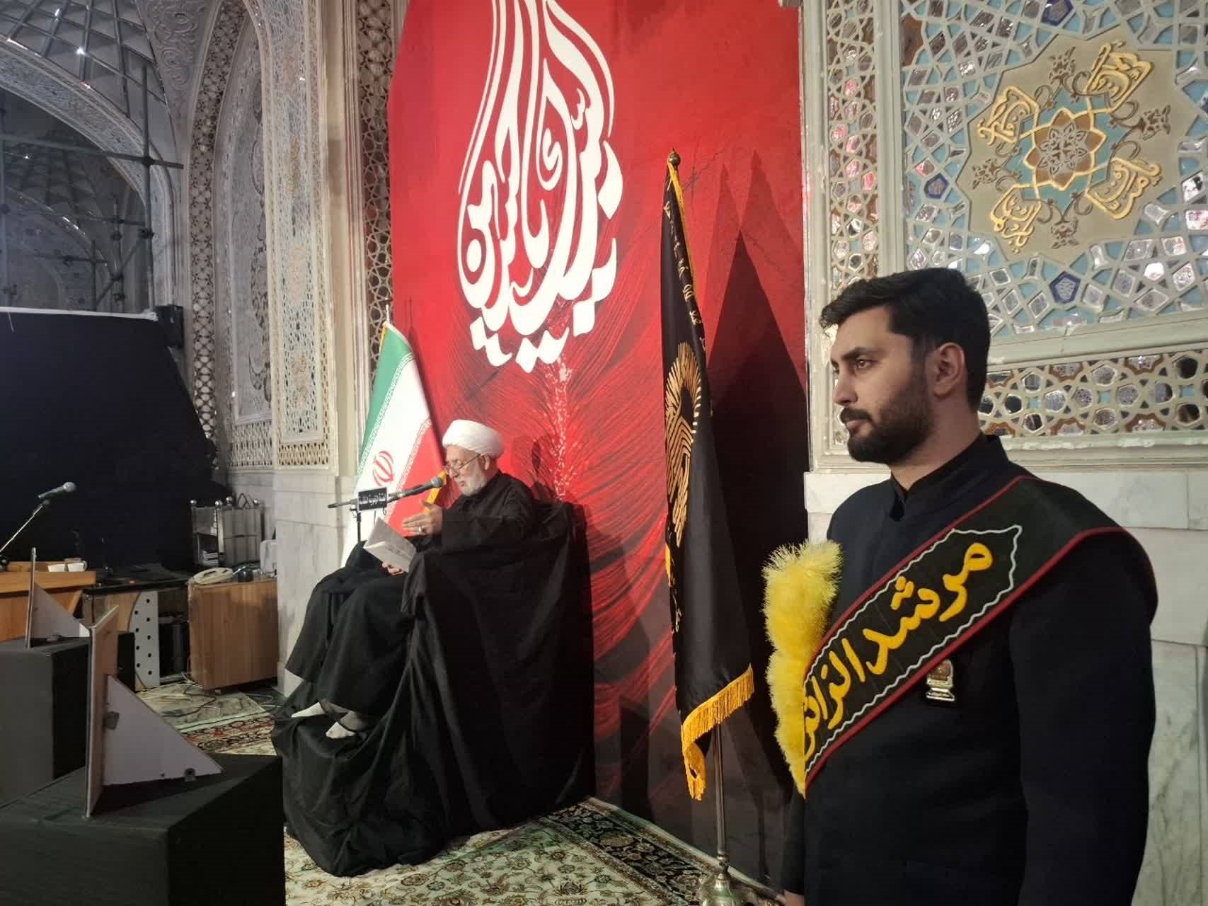 مقتل خوانی روز عاشورا ویژه زائران عرب زبان در حرم رضوی