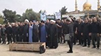 تشییع پیکر پدر شهید سیاه بالایی در روستای کریم آباد گرگان