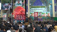 بزرگداشت سردار محمود باقری و دانشمندان هسته‌ای در رکن آباد میبد