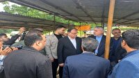 بازدید وزیر میراث فرهنگی از دیوار تمیشه سرکلاته خرابشهر