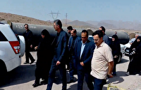  بازدید میدانی مسئولان از پروژه خط انتقال آب طالقان به مهرگان