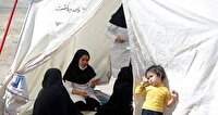 خدمت بی منت پزشکان جهادگر آباده زیر آسمان مناطق محروم
