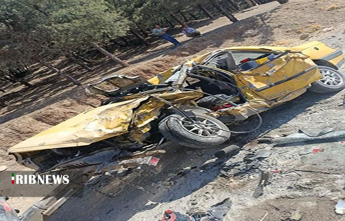 جان باختن ۳ نفر در تصادف محور الشتر – خرم آباد