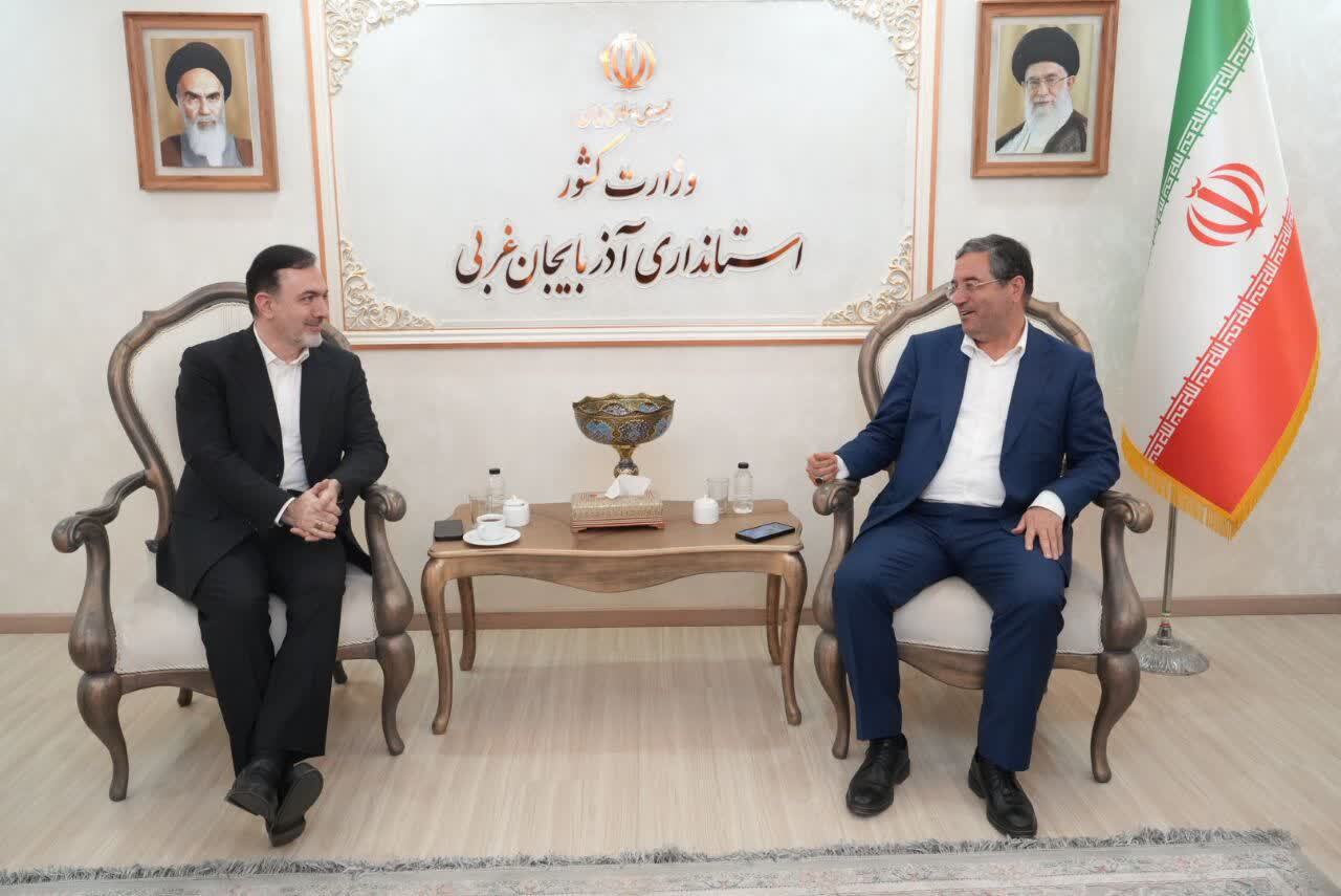 دیدار مدیرعامل صندوق ضمانت صادرات ایران با استاندار آذربایجان‌غربی