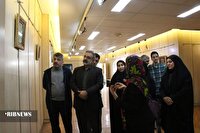 نمایشگاه نگارگری بافتههای ابریشم خیال در خرم آباد