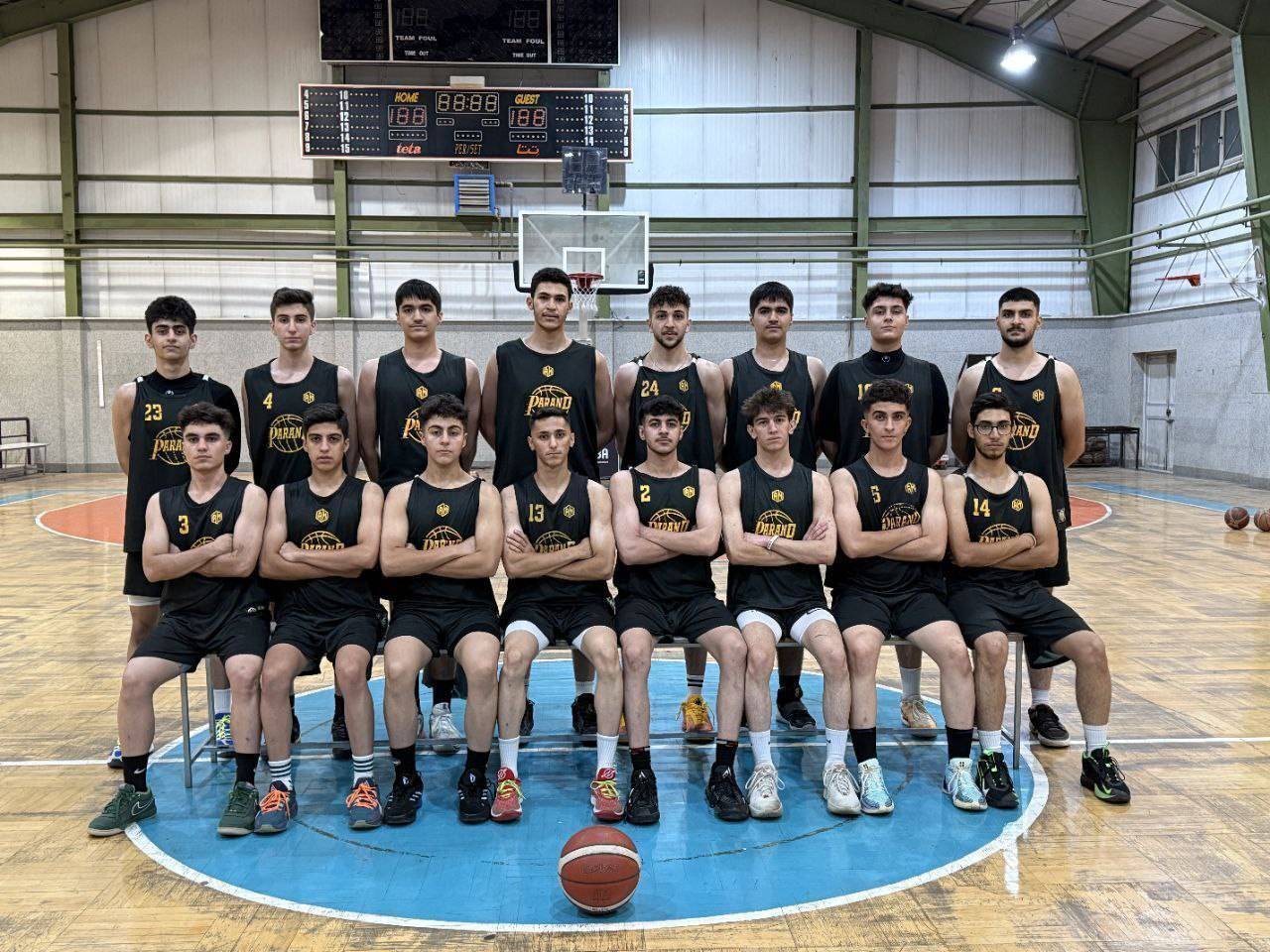 صعود پارند کردستان به مرحله پلی آف لیگ بسکتبال جوانان کشور