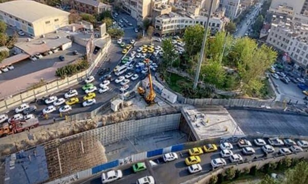 عبورطرح عمرانی زیرگذر میدان سپاه از مرز ۵۰ درصد پیشرفت فیزیکی