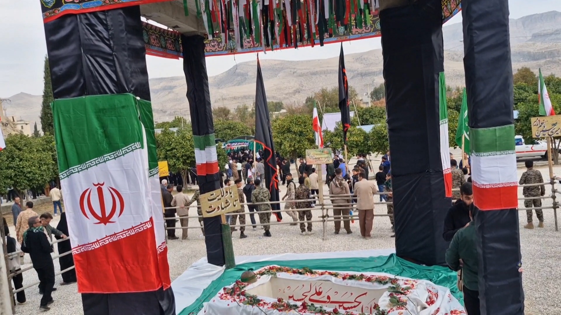 تشییع پیکر شهید گمنام تازه تفحص شده در ممسنی تشییع پیکر شهید گمنام تازه تفحص شده در ممسنی