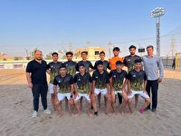 رقابت شهرداری چلیچه در مرحله آخر لیگ برتر فوتبال ساحلی جوانان کشور