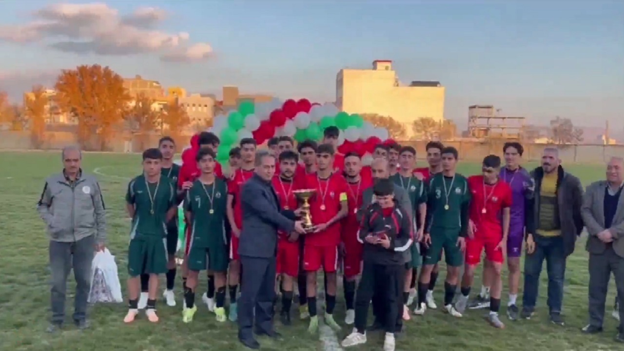 قهرمانی تیم آذرپیام در لیگ فوتبال مراغه