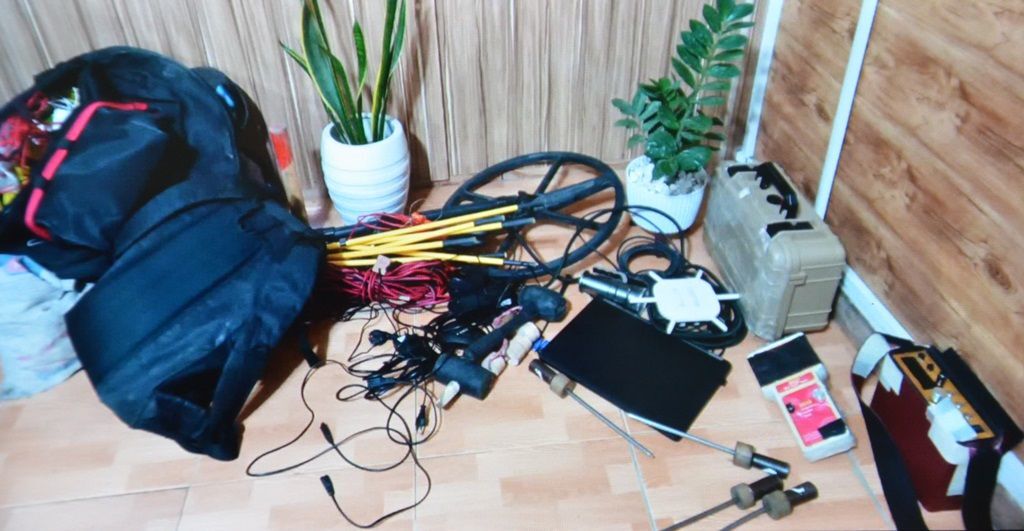 کشف ۵ دستگاه فلز یاب در تالش کشف ۵ دستگاه فلز یاب در تالش