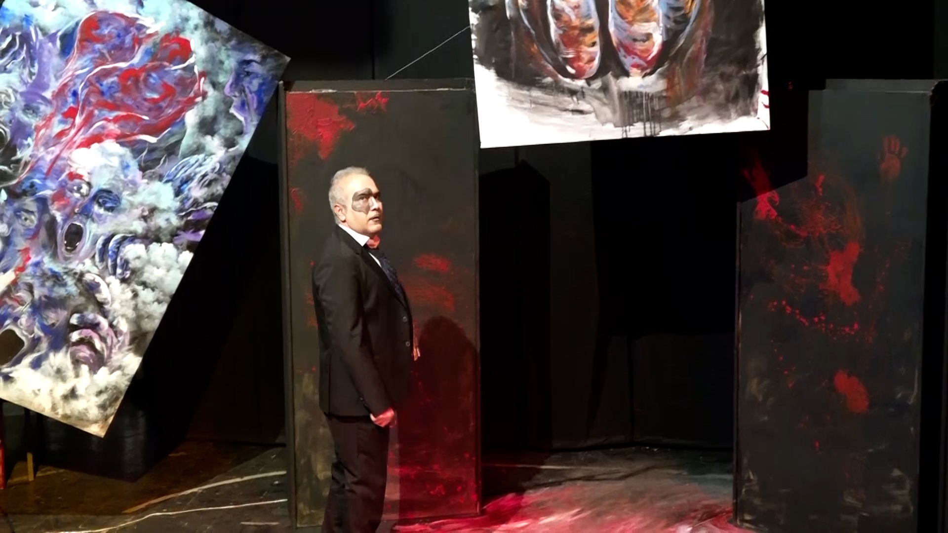 برگزاری تاتر دویدن روی شیب تند گیسوانی در باد در شاهرود