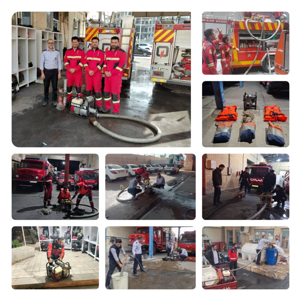 آمادهباش کامل ۲۴ ایستگاه آتشنشانی شیراز در پی هشدارهای بارندگی آمادهباش کامل ۲۴ ایستگاه آتشنشانی شیراز در پی هشدارهای بارندگی